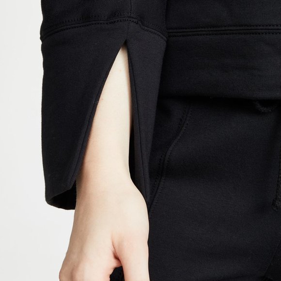 Joie Ashton Black‎ Dolman Sleeves Sweatshirt Top M - Picture 4 of 7